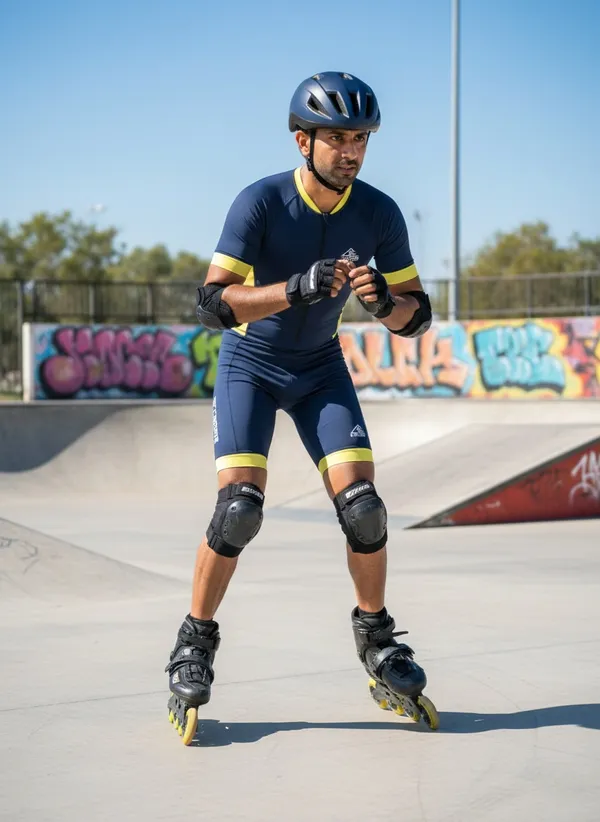 Navy_Blue_Nylon_On_Piece_4_Way_Skating_Kit_For_Men