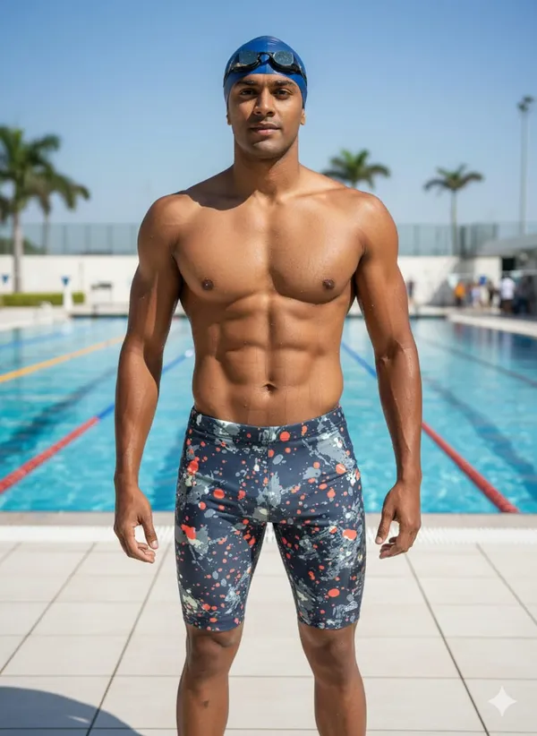 Grey_Nylon_One_Piece_Printed_Swimming_Costume_Polyspindex_For_Men