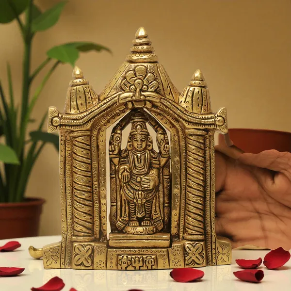 Antique_Brass_Venkateshwara_Swamy_Idol,_Tirupati_Balaji_Idol_For_Pooja_Room,_Perumal_Statue_For_Home_Decor,Office,_Temple_And_Gift_Showpiece