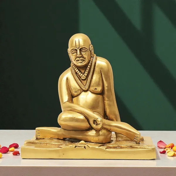 Antique_100%_Pure_Brass_Swami_Samarth_God_Idol_Statue_Handcrafted_Figurine_Ideal_For_Home_Decor_And_Pooja