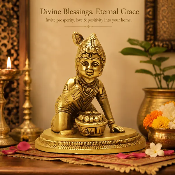 Brass_Krishna_Idol_for_Home_Décor,_Pooja_Room,_Office_|Handcrafted_Lord_Krishna_Statue,_Showpiece,_Decorative_Gift