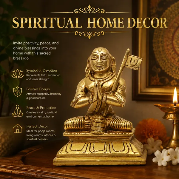 Antique_Handmade_Shri_Ramanujacharya_Idol,_Statue_Of_Equality_For_Pooja