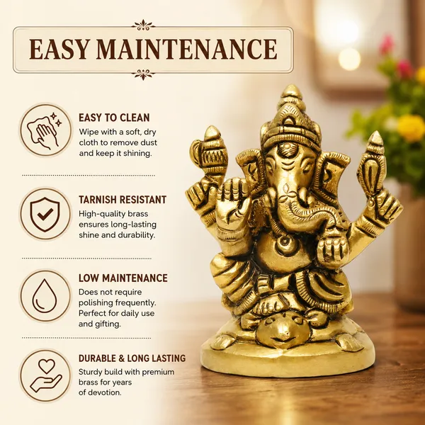 Antique_Brass_Ganesh_Idol_For_Home_Pooja,Ganesh_Murti_For_Gift_Vinayaka_Idol_Vinayagar_Statue_For_Home_Decor,_Office_Desk,_Showpiece,_House_Warming