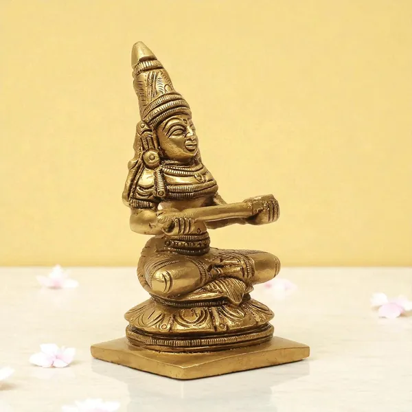 Antique_Brass_Annapurna_Devi_Murti,_Annapoorani_Statue_For_Pooja_Room,Idol_For_Home_And_Gift