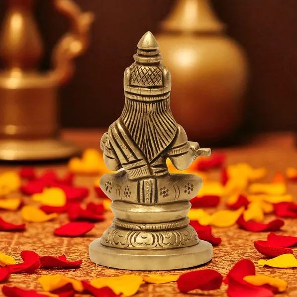 Antique_Brass_Annapurna_Devi_Murti,_Annapoorani_Statue_For_Pooja_Room,Idol_For_Home_And_Gift