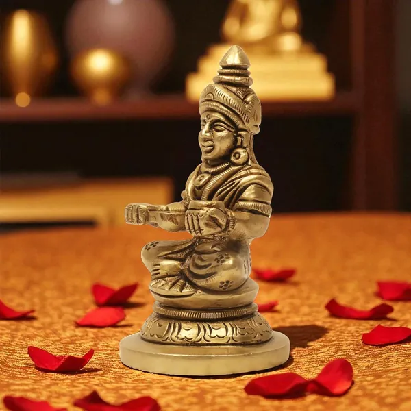Antique_Brass_Annapurna_Devi_Murti,_Annapoorani_Statue_For_Pooja_Room,Idol_For_Home_And_Gift