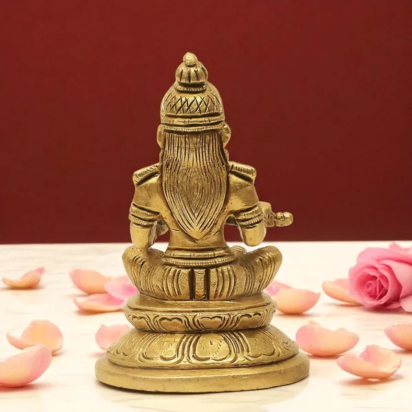 Antique_Brass_Annapurna_Devi_Murti_Statue_For_Pooja_Room,Idol_For_Home_And_Gift