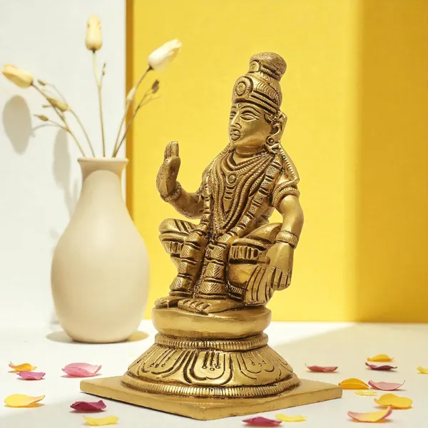Antique_Brass_Ayyappa_Swamy_Idol_Statue_For_Pooja