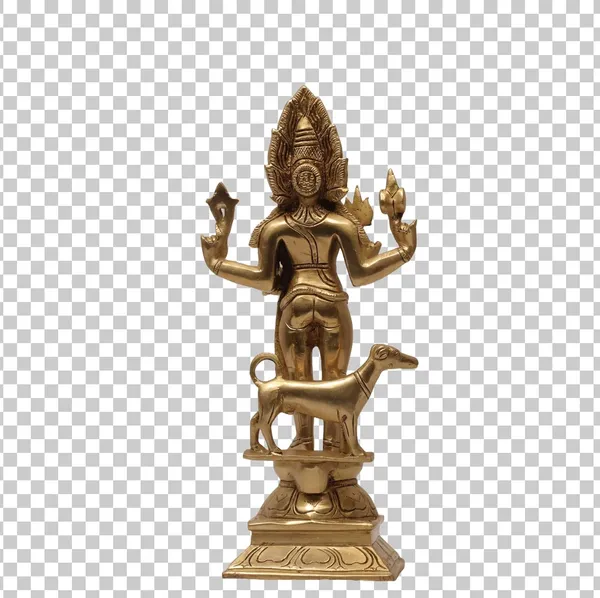 Antique_Brass_Kaal_Bhairav_Idol,_Baba_With_Dog,_Bhairav_Statue_For_Pooja,_Home_Decor,_Showpiece