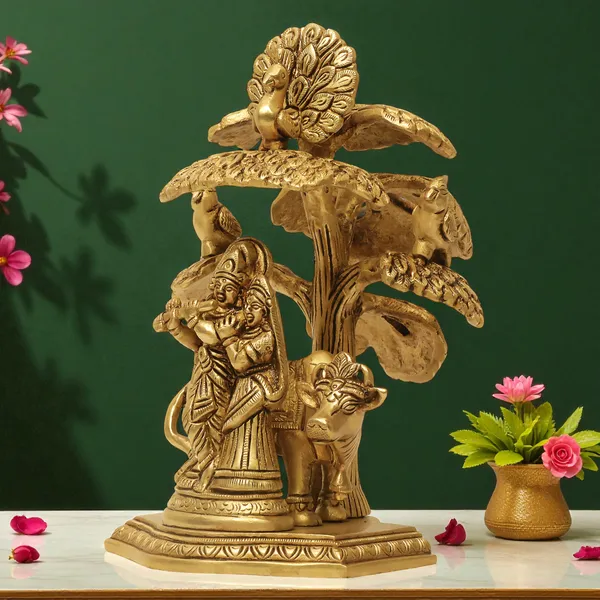 Antique_Brass_Lord_Radha_Krishna_Statue_With_Cow_And_Tree_For_Pooja_Room,_Gopal_Murti,_Idol_Gift_For_Wedding,_Anniversary,_House_Warming,_Ceremony_And_Home_Decor