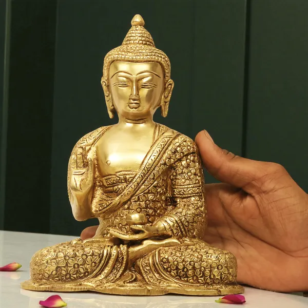 Antique_Brass_Blessing_Gautam_Buddha_Idols_For_Home_Decor