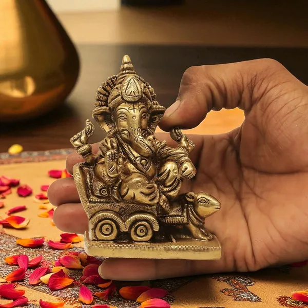 Antique_Brass_Ganesh_Idol_For_Home_Decor,Ganesh_Murti_For_Gift_Vinayaka_Idol_Vinayagar_Statue_For_Home_Pooja,_Office_Desk,_Showpiece,_House_Warming