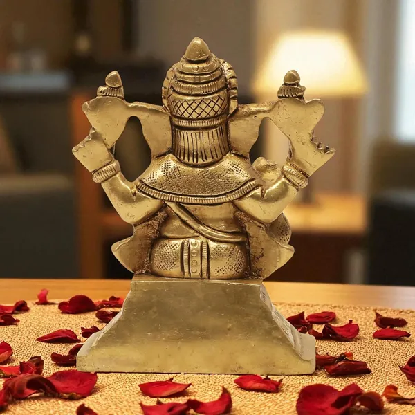 Antique_Brass_Ganesh_Idol_For_Home_Pooja,_Ganesh_Murti_For_Gift_Vinayaka_Idol_Vinayagar_Statue_For_Home_Decor,_Office_Desk,_Showpiece,_House_Warming