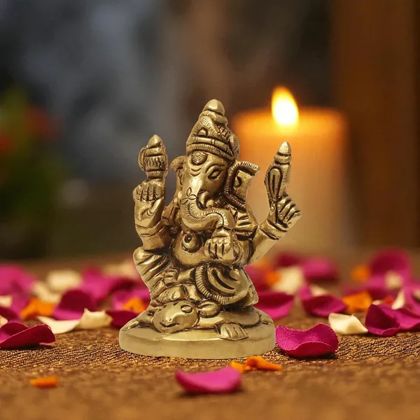 Antique_Brass_Ganesh_Idol_For_Home_Pooja,Ganesh_Murti_For_Gift_Vinayaka_Idol_Vinayagar_Statue_For_Home_Decor,_Office_Desk,_Showpiece,_House_Warming