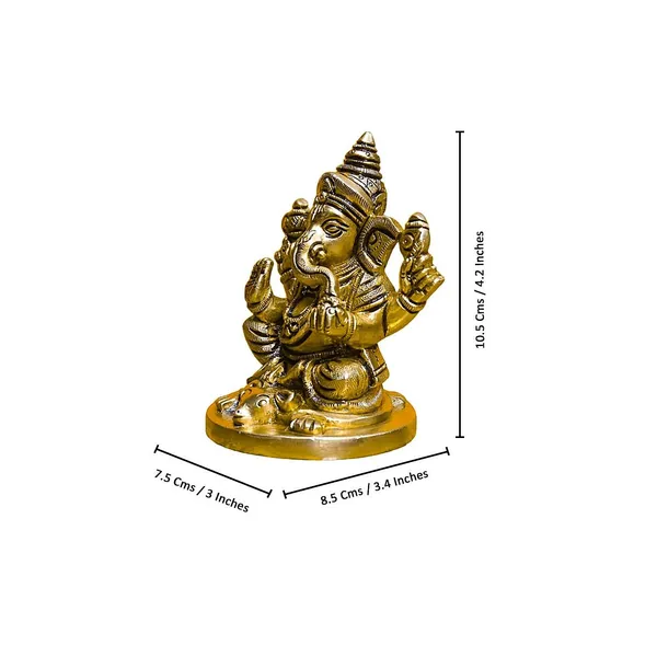 Antique_Brass_Ganesh_Idol_For_Home_Pooja,Ganesh_Murti_For_Gift_Vinayaka_Idol_Vinayagar_Statue_For_Home_Decor,_Office_Desk,_Showpiece,_House_Warming