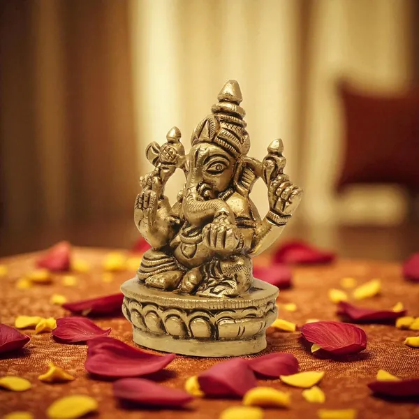 Antique_Brass_Ganesh_Idol_For_Home_Pooja,Ganesh_Murti_For_Gift_Vinayaka_Idol_Vinayagar_Statue_For_Home_Decor,_Office_Desk,_Showpiece,_House_Warming