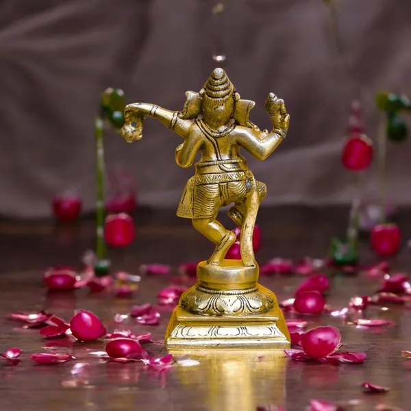 Antique_Brass_Dancing_Ganesh_Idol_For_Home_Decor_,Ganesh_Murti_For_Gift_Vinayaka_Idol_Vinayagar_Statue_For_Home_Pooja,_Office_Desk,_Showpiece,_House_Warming