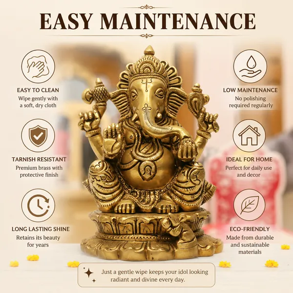 Antique_Brass_Ganesh_Idol_For_Home_Pooja_,Ganesh_Murti_For_Gift_Vinayaka_Idol_Vinayagar_Statue_For_Home_Decor,_Office_Desk,_Showpiece,_House_Warming