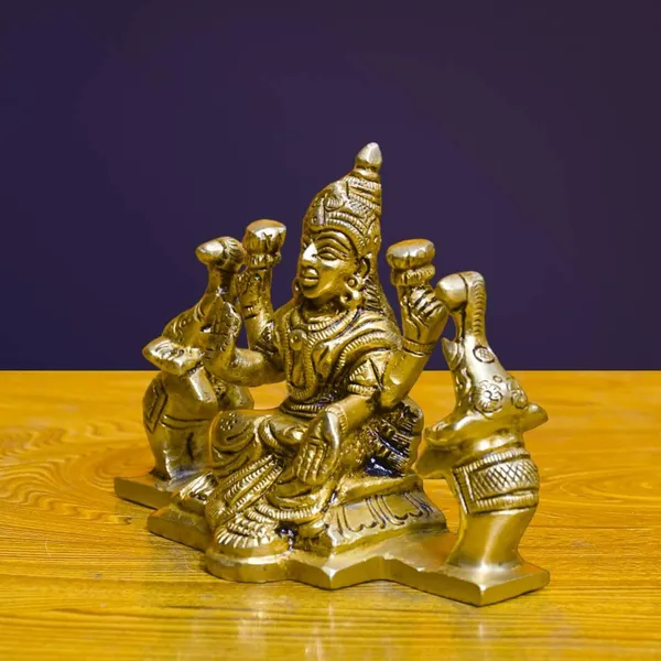 Antique_Brass_Gajalakshmi_Idol_For_Pooja
