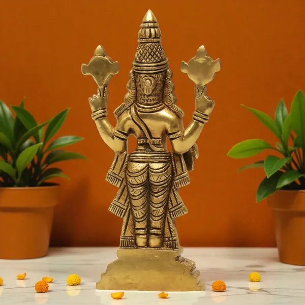 Antique_Brass_Venkateshwara_Swamy_Idol,_Tirupati_Balaji_Idol_For_Pooja_Room,_Perumal_Statue_For_Home_Decor,Office,_Temple_And_Gift_Showpiece