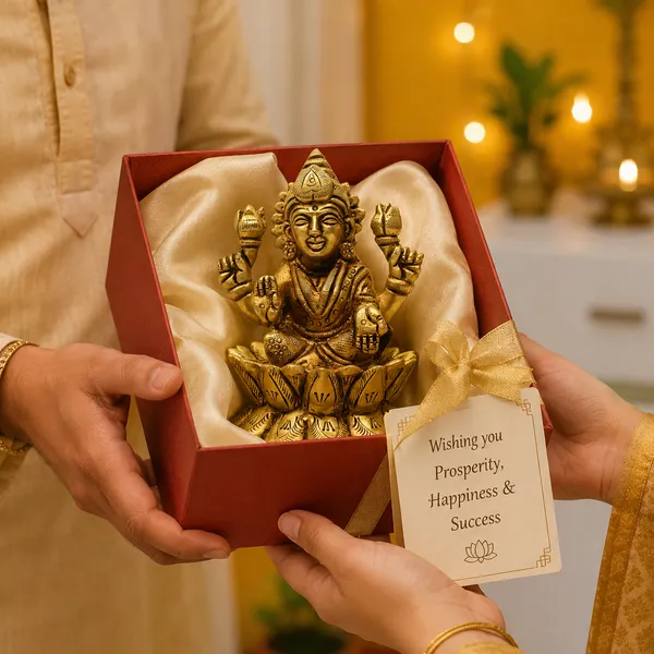 Antique_100%_Pure_Brass_Lotus_Lakshmi_Devi_Idol_Statue_For_Pooja_,Goddess_Laxmi_Idols_For_Temple_Pooja_Room_And_Diwali_Decoration_Gifts