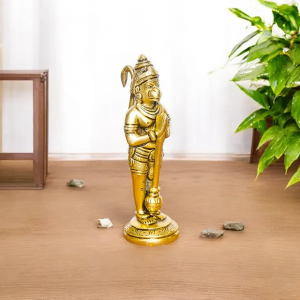 Antique_Hanuman_Murti_For_Pooja_Mandir,_Bajrangbali_Idol_For_Home,_Statue_For_House_Warming_Gift_And_Decor
