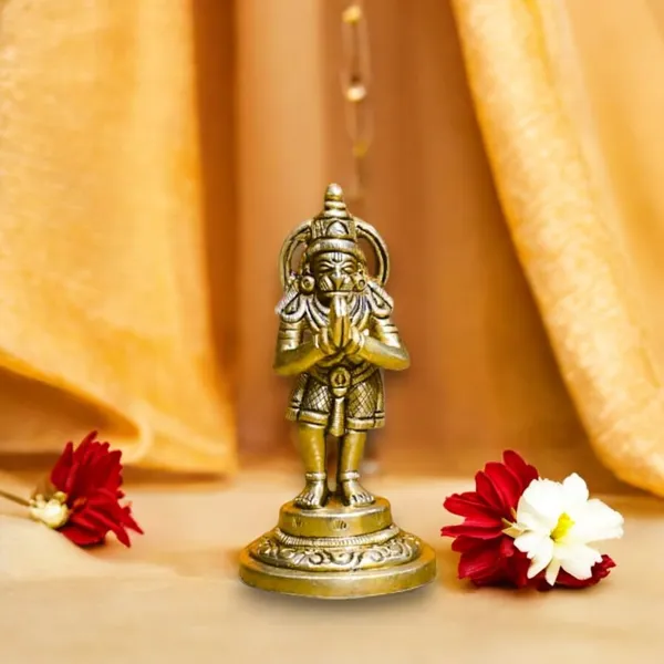 Antique_Hanuman_Murti_For_Pooja_Mandir,_Bajrangbali_Idol_For_Home,_Statue_For_House_Warming_Gift_And_Decor_For_Pooja