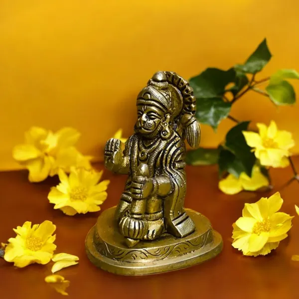 Antique_Hanuman_Murti_For_Pooja_Mandir,_Bajrangbali_Idol_For_Home,_Statue_For_House_Warming_Gift_And_Decor_For_Pooja