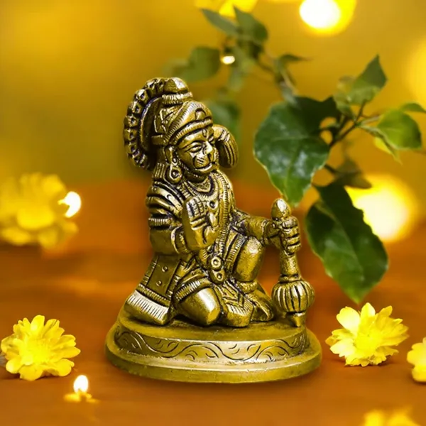 Antique_Hanuman_Murti_For_Pooja_Mandir,_Bajrangbali_Idol_For_Home,_Statue_For_House_Warming_Gift_And_Decor_For_Pooja