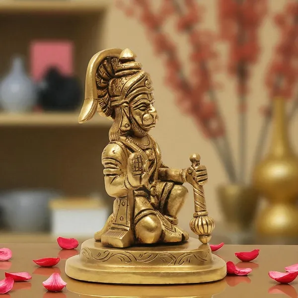 Antique_Hanuman_Murti_For_Pooja_Mandir,_Bajrangbali_Idol_For_Home,_Statue_For_House_Warming_Gift_And_Decor_For_Pooja