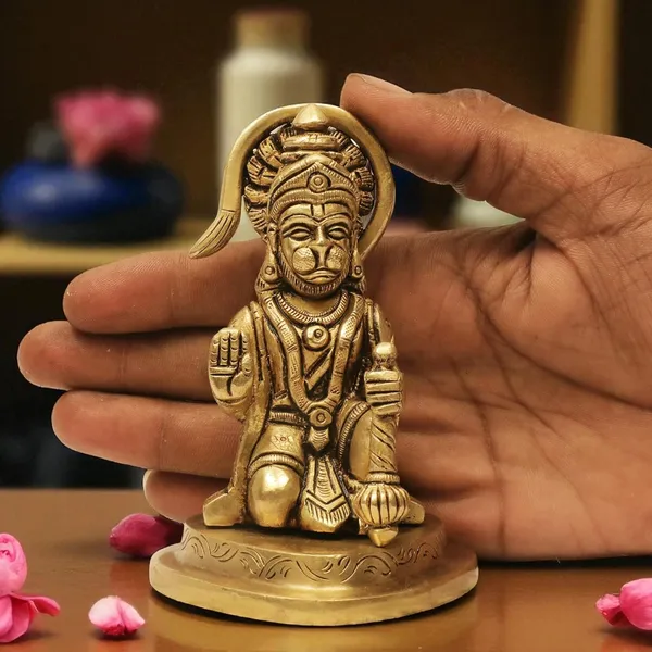 Antique_Hanuman_Murti_For_Pooja_Mandir,_Bajrangbali_Idol_For_Home,_Statue_For_House_Warming_Gift_And_Decor_For_Pooja