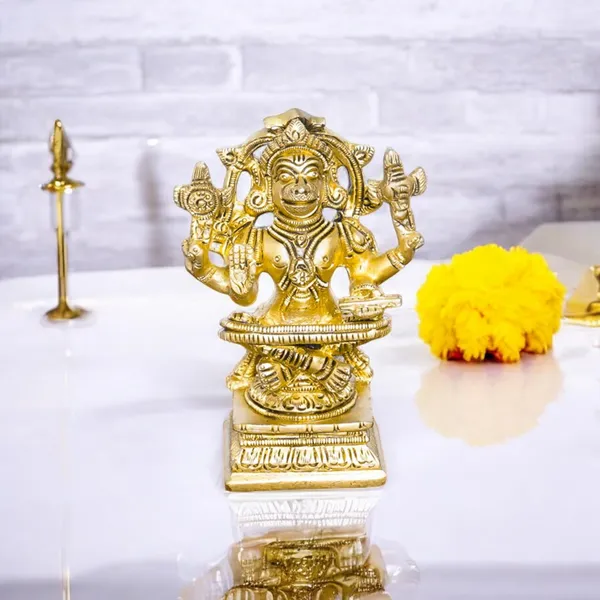 Antique_Hanuman_Murti_For_Pooja_Mandir,_Bajrangbali_Idol_For_Home,_Statue_For_House_Warming_Gift_And_Decor_For_Pooja