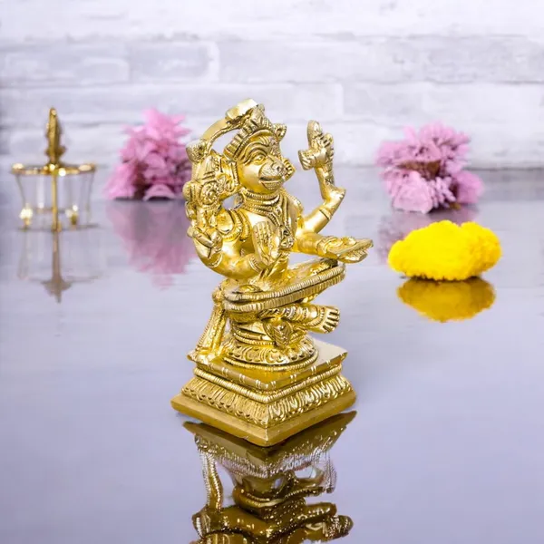 Antique_Hanuman_Murti_For_Pooja_Mandir,_Bajrangbali_Idol_For_Home,_Statue_For_House_Warming_Gift_And_Decor_For_Pooja