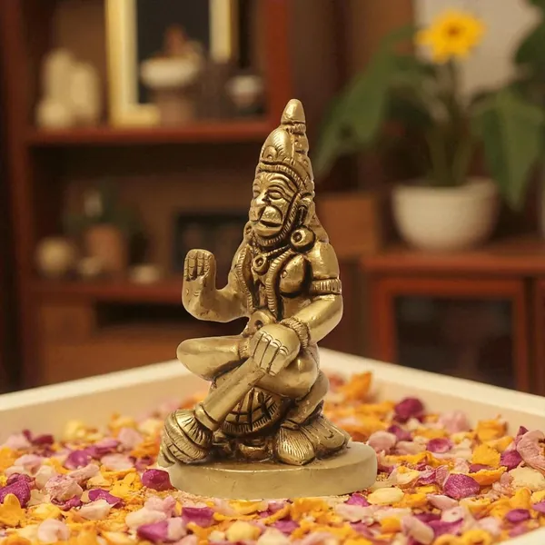 Antique_Hanuman_Murti_For_Pooja_Mandir,_Bajrangbali_Idol_For_Home,_Statue_For_House_Warming_Gift_And_Decor_For_Pooja