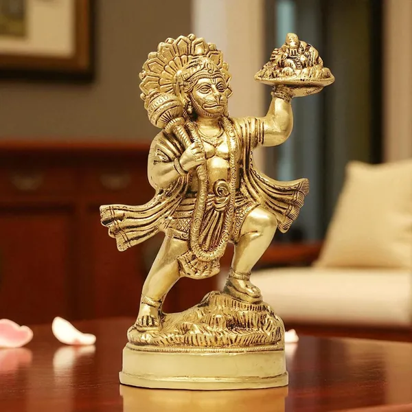 Antique_Hanuman_Murti_For_Pooja_Mandir,_Bajrangbali_Idol_For_Home,_Statue_For_House_Warming_Gift_And_Decor