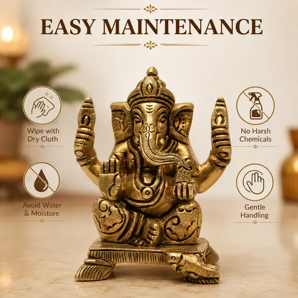 Antique_Brass_Ganesh_Idol_For_Home_Pooja,_Ganesh_Murti_For_Gift_Vinayaka_Idol_Vinayagar_Statue_For_Home_Decor,_Office_Desk,_Showpiece,_House_Warming