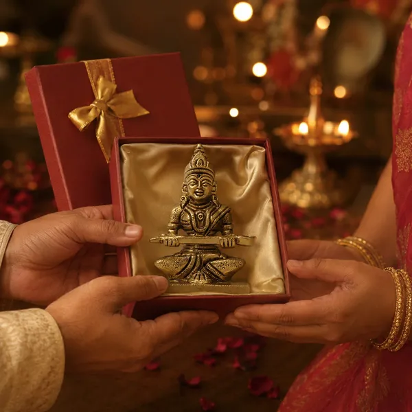Antique_Brass_Annapurna_Devi_Murti_Statue_For_Pooja_Room,Idol_For_Home_And_Gift