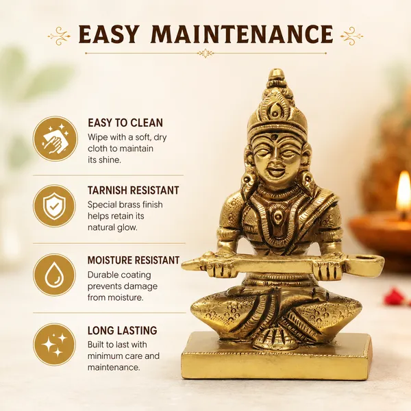 Antique_Brass_Annapurna_Devi_Murti_Statue_For_Pooja_Room,Idol_For_Home_And_Gift