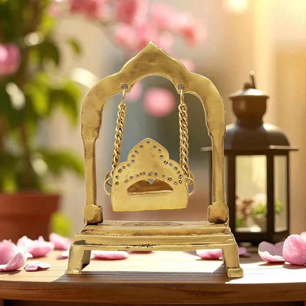 Antique_Brass_Swing_Laddu_Gopal_Jhula,Krishna_Hindola_Palana,Decorative_Laddu_Gopal_For_Temple_Pooja,_Showpiece_Figurines,_Religious_Idol_Gift_Article