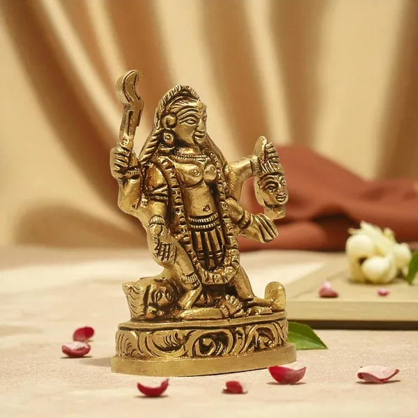 Antique_100%_Pure_Brass_Maa_Kali_Statues_Idol,_For_Temple,_Home_Office_Decor