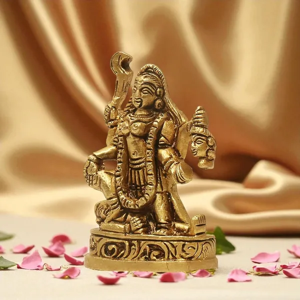 Antique_100%_Pure_Brass_Maa_Kali_Statues_Idol,_For_Temple,_Home_Office_Decor