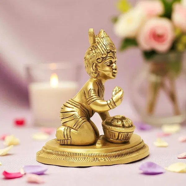 Brass_Krishna_Idol_for_Home_Décor,_Pooja_Room,_Office_|Handcrafted_Lord_Krishna_Statue,_Showpiece,_Decorative_Gift