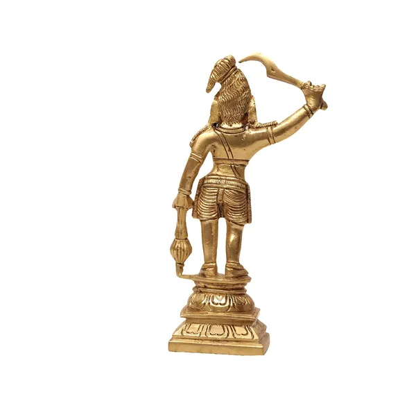Antique_Brass_Karuppasamy_Idol_Statue_For_Pooja,_Home_Decor,_Showpiece
