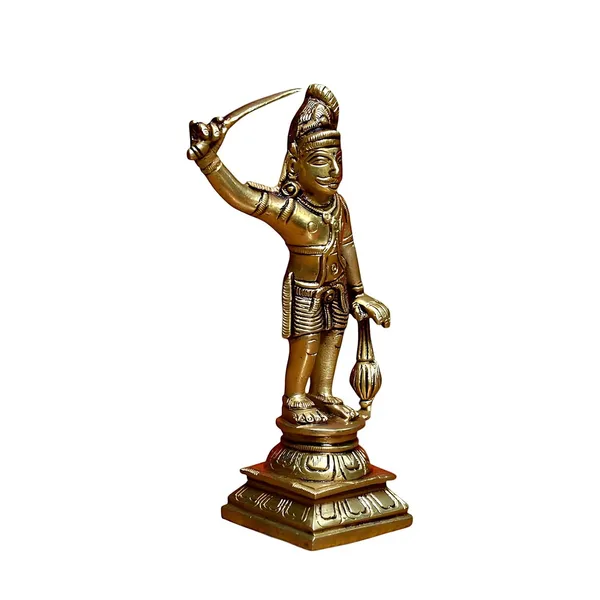 Antique_Brass_Karuppasamy_Idol_Statue_For_Pooja,_Home_Decor,_Showpiece