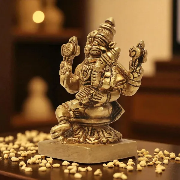 Antique_Brass_Lakshmi_Narasimha_Swamy_Idol/Narasimha_Idol