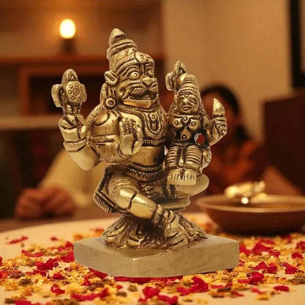 Antique_Brass_Lakshmi_Narasimha_Swamy_Idol/Narasimha_Idol