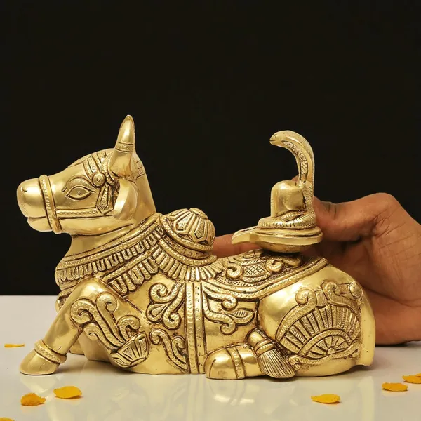 Antique_Brass_Shiv_Nandi_Idol_Religious_Idol_For_Home_Decor_And_Pooja_Room,_Spiritual_Gift_And_Decorative