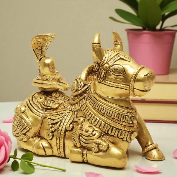 Antique_Brass_Shiv_Nandi_Idol_Religious_Idol_For_Home_Decor_And_Pooja_Room,_Spiritual_Gift_And_Decorative