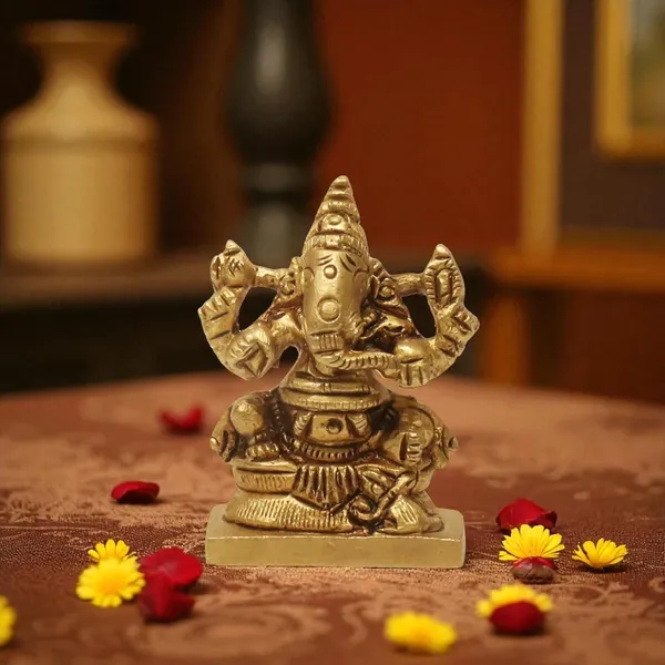 Antique_Brass_Ganesh_Idol_For_Home_Pooja_,Ganesh_Murti_For_Gift_Vinayaka_Idol_Vinayagar_Statue_For_Home_Decor,_Office_Desk,_Showpiece,_House_Warming