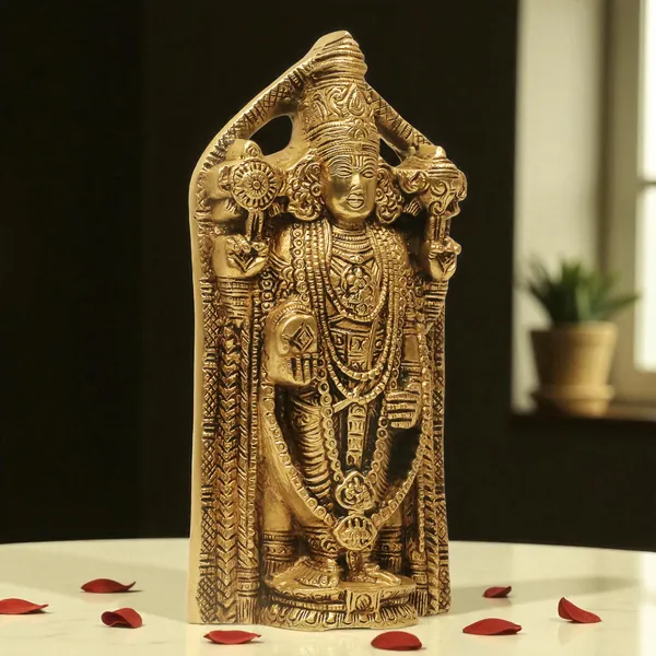 Antique_Brass_Venkateshwara_Swamy_Idol,_Tirupati_Balaji_Idol_For_Pooja_Room,_Perumal_Statue_For_Home_Decor,Office,_Temple_And_Gift_Showpiece